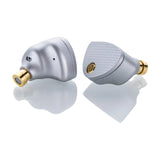 Audífonos in-ear Moondrop Aria 2 en color plateado