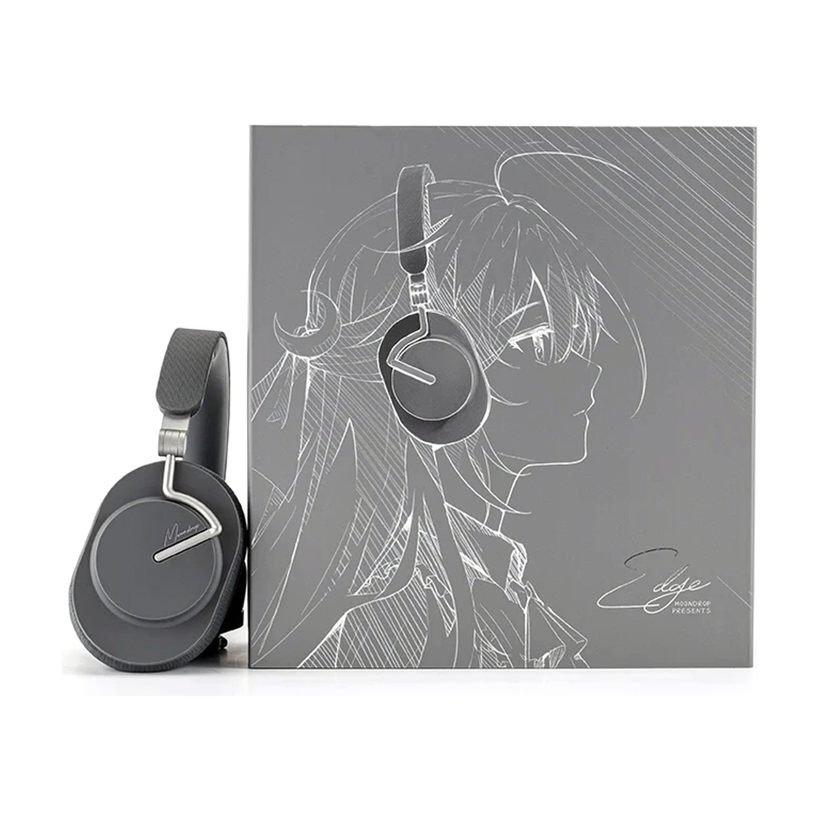 Audífonos over-ear Moondrop EDGE en color gris, foto 3