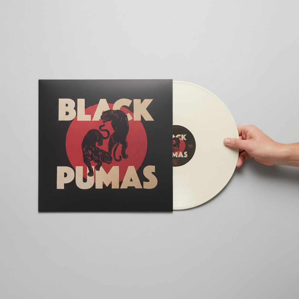 Black Pumas vinilo siendo sacado
