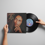 Bob Marley Legend vinilo saliendo del lado derecho