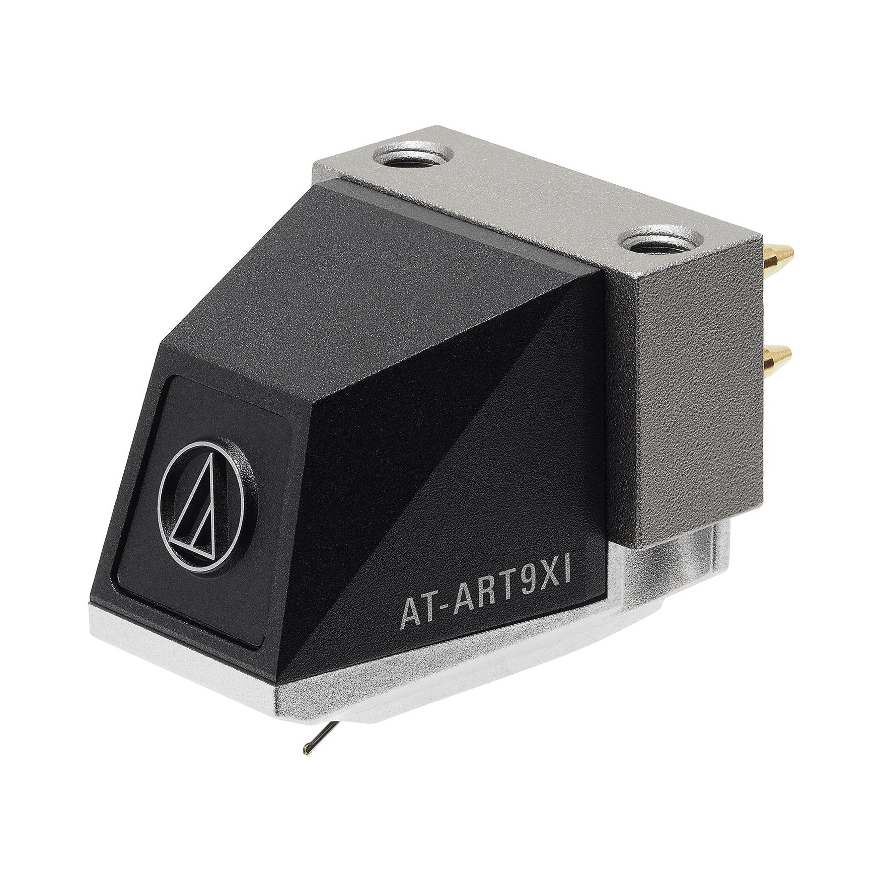Cápsula Audio-Technica AT-ART9XI de bobina móvil con boro, otra vista sobre fondo blanco