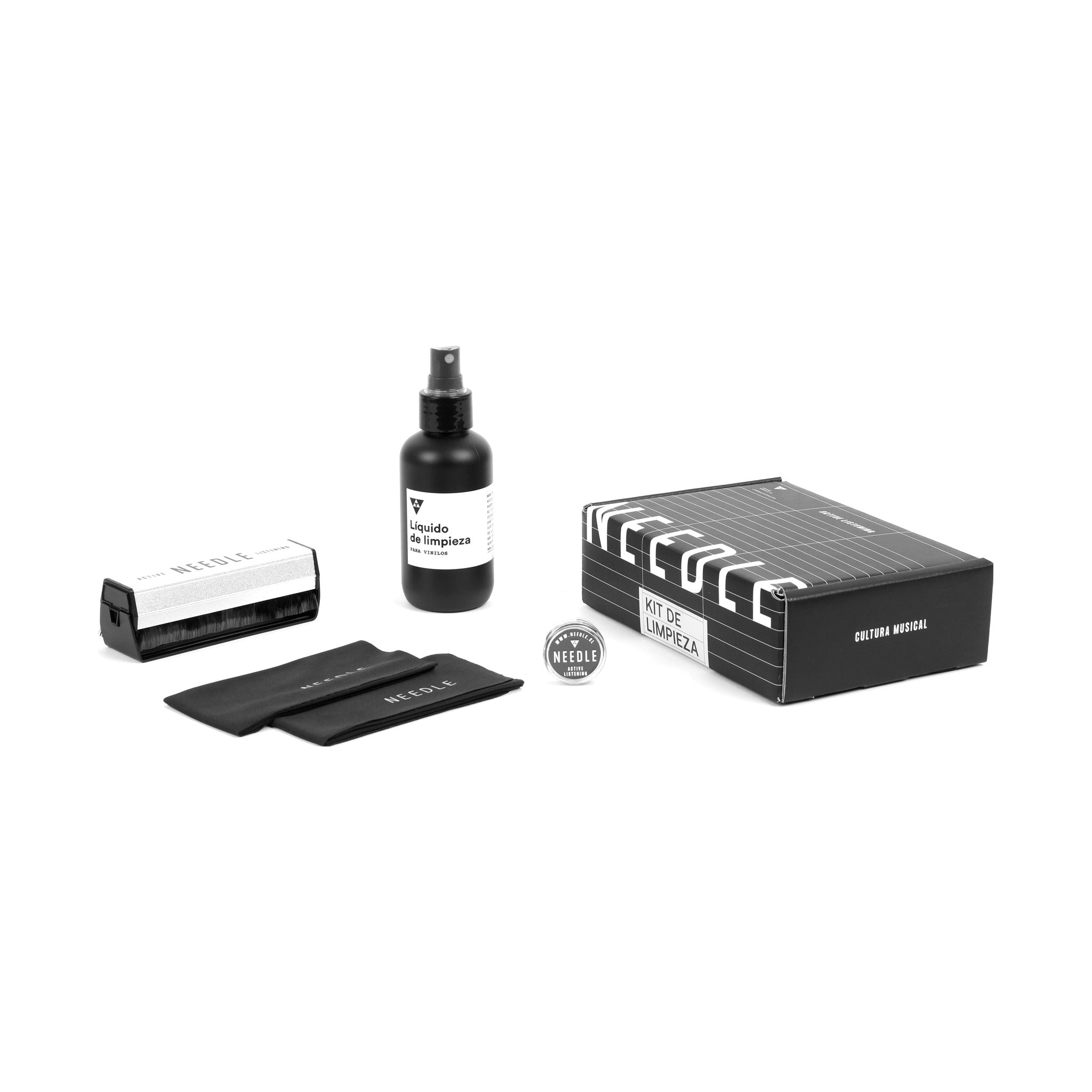 Kit de limpieza Needle completo para vinilos, en caja