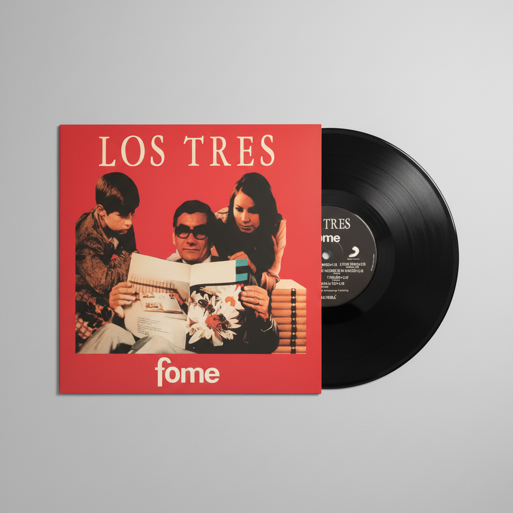 Los Tres Fome vinilo parcialmente afuera - sin mano