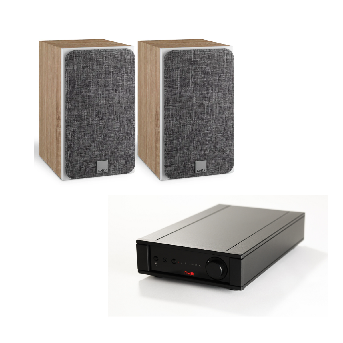 Pack Amplificador Brio MK7 + Parlantes Oberon 1