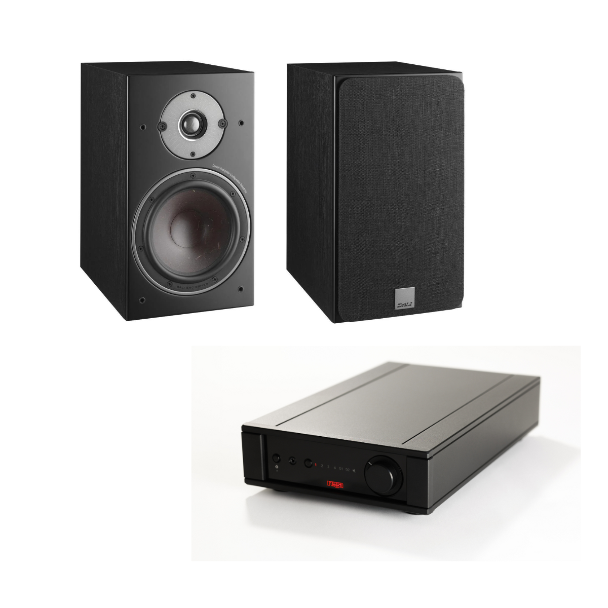 Pack Parlantes Oberon 3 + Amplificador Brio