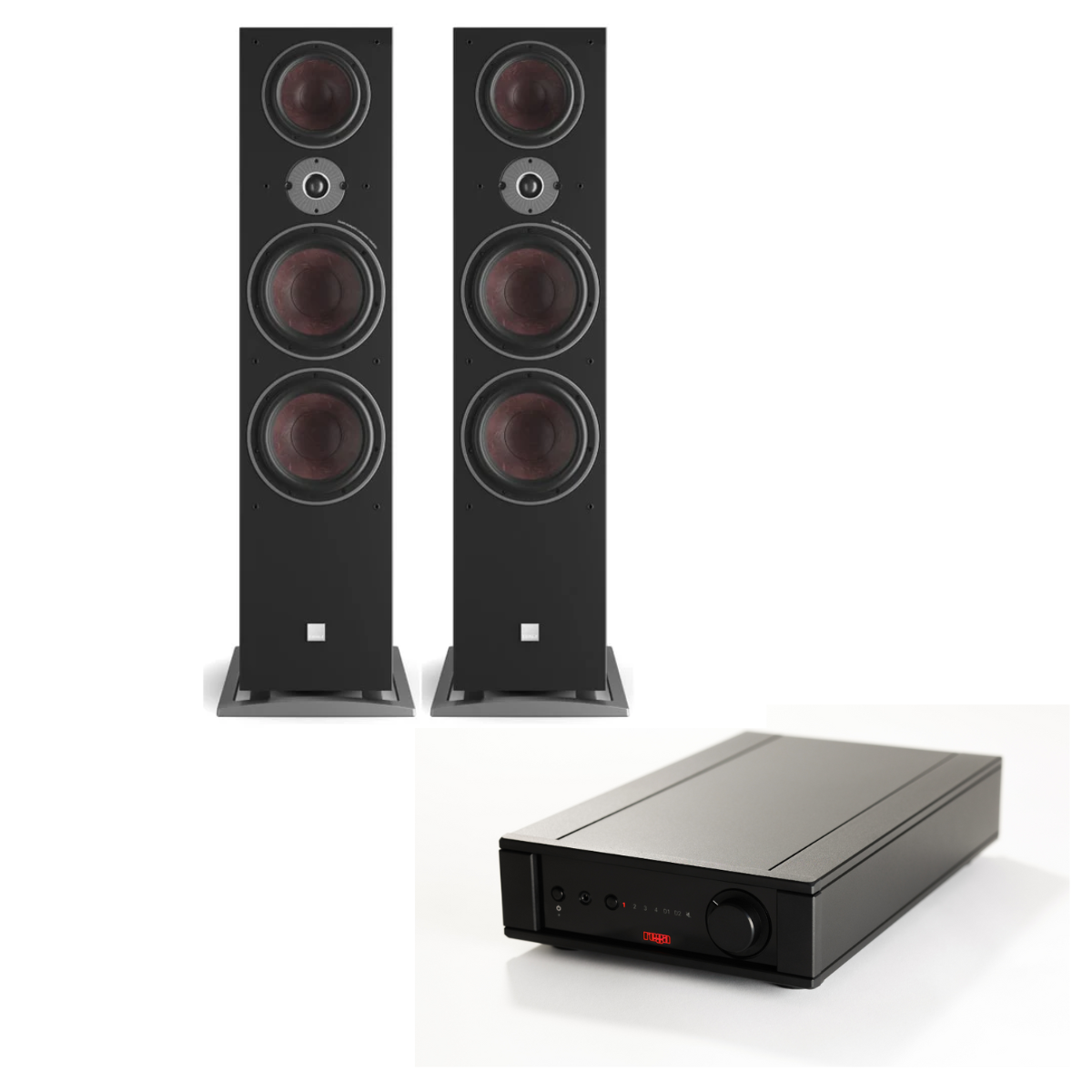 Pack Amplificador Brio MK7 + Parlantes Oberon 9