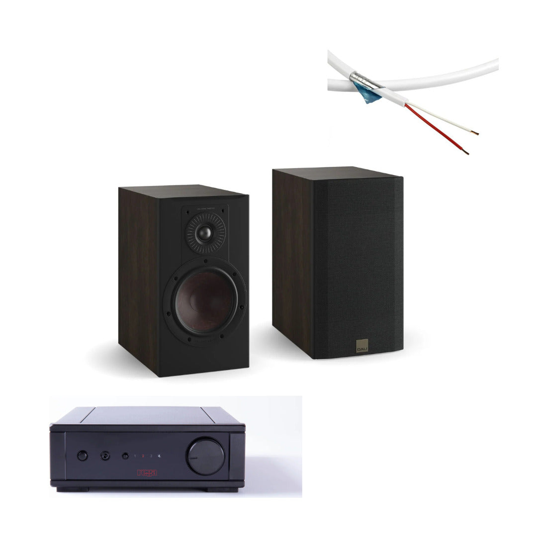 Pack Amplificador IO + Parlantes Opticon 2