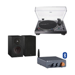 Pack Tornamesa AT-LP120XUSB + Amplificador Fosi BT20A Pro + Parlantes DALI Sonik 1 · Black Ash