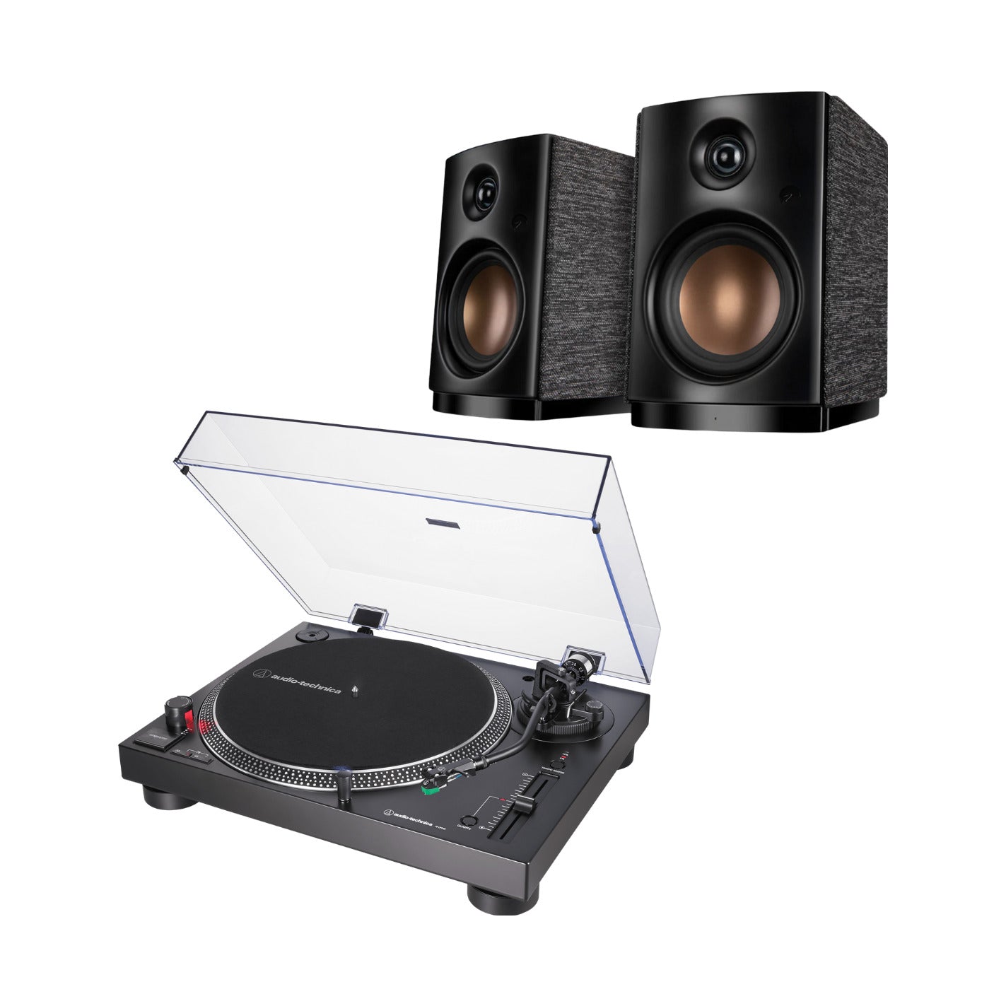 Pack Tornamesa AT-LP120XUSB + Parlantes OS-10