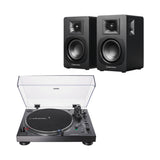 Pack tornamesa AT-LP120XUSB direct drive con parlantes AT-SP3X, sistema completo para DJs