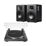 Pack tornamesa AT-LP60X negra + parlantes AT-SP3X Audio-Technica - sistema completo vinilo