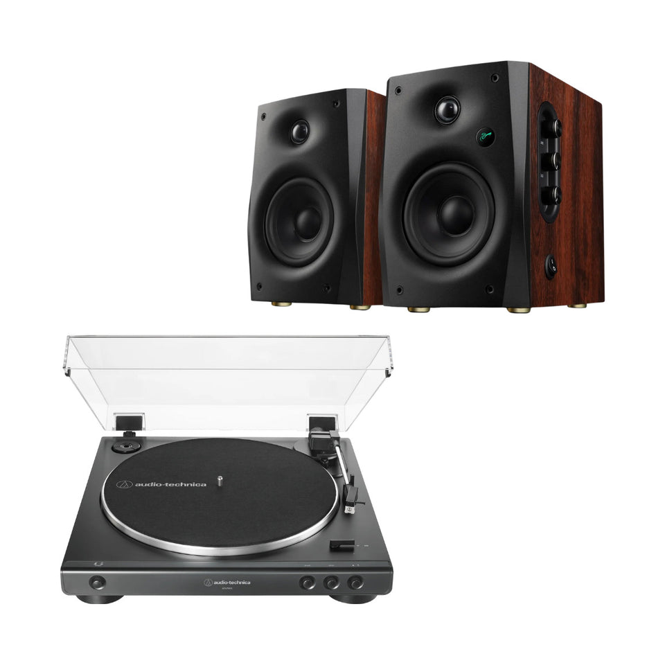 Pack Tornamesa AT-LP60X + Parlantes D1100
