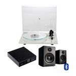 Planar 3 con pre phono A2D y parlantes A2+ Blanco / Negro