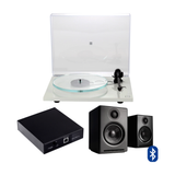 Planar 3 con pre phono A2D y parlantes A2+ Blanco / Negro
