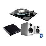 Planar 3 con pre phono A2D y parlantes A2+ Negro / Blanco