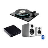 Planar 3 con pre phono A2D y parlantes A2+ Negro / Blanco