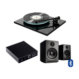 Planar 3 con pre phono A2D y parlantes A2+ Negro / Negro