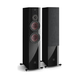 Parlantes de columna DALI Rubikore 6 con tweeter híbrido en negro brillante