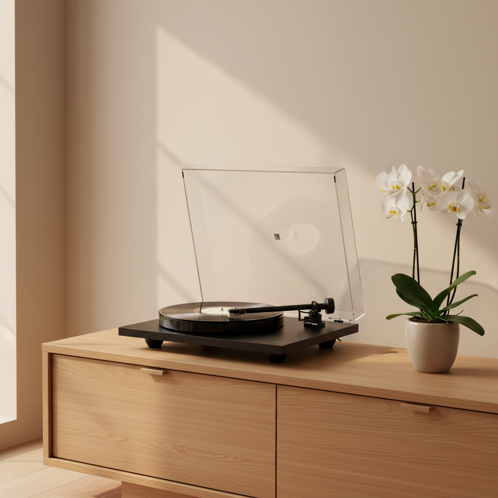 Rega Planar 1 con patas cónicas correctas