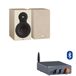 Pack Parlantes DALI Sonik 1 + Amplificador Fosi BT20A Pro · Natural Oak