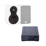 Pack Parlantes DALI Sonik 3 + Amplificador Rega io · Blanco