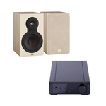 Pack Parlantes DALI Sonik 3 + Amplificador Rega io · Natural Oak