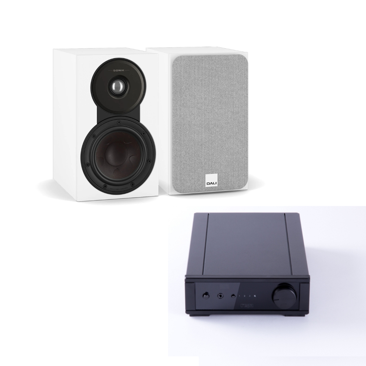 Pack Amplificador IO + Parlantes SONIK 1