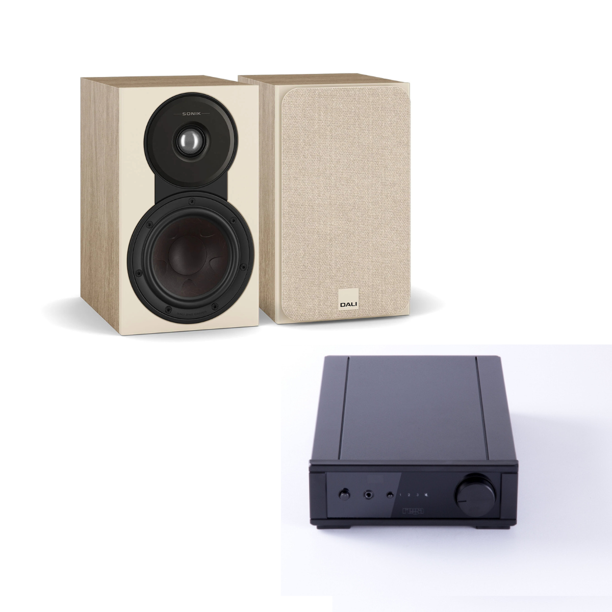 Pack Amplificador IO + Parlantes SONIK 1
