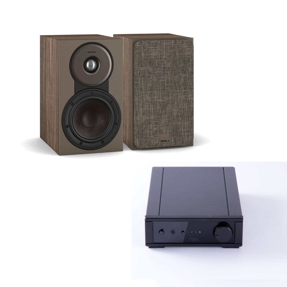 Pack Amplificador IO + Parlantes SONIK 1